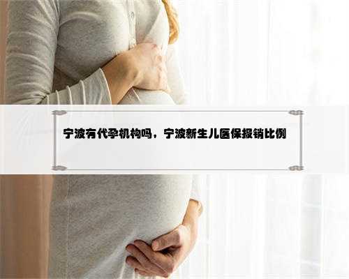 宁波有代孕机构吗，宁波新生儿医保报销比例